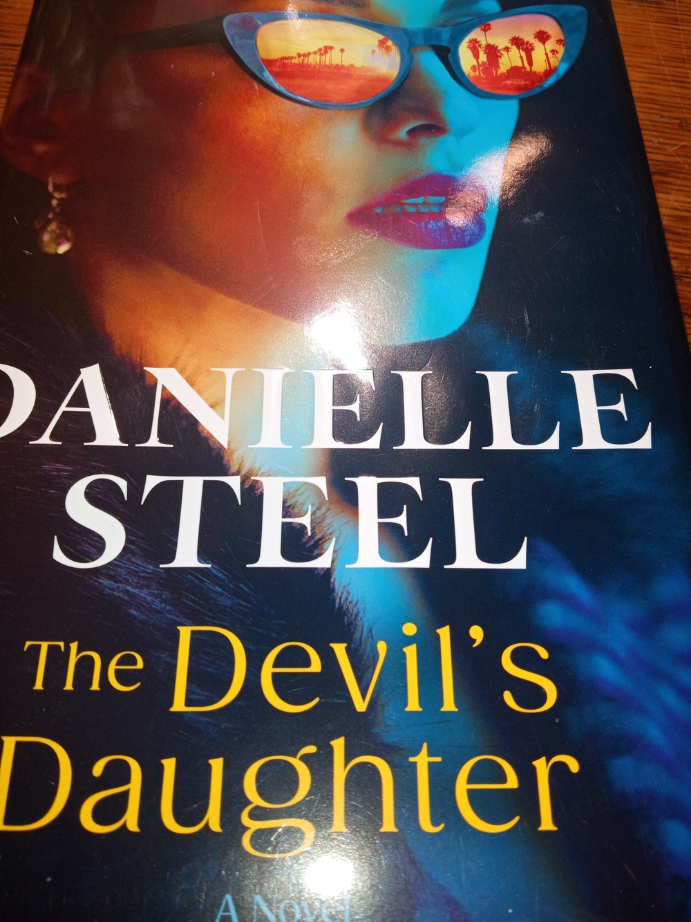 Danielle Steel: The Devil's Daughter Hardcover Coffee Table Book in Blue
